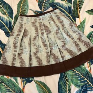 Anthropologie Odille pure silk skirt
